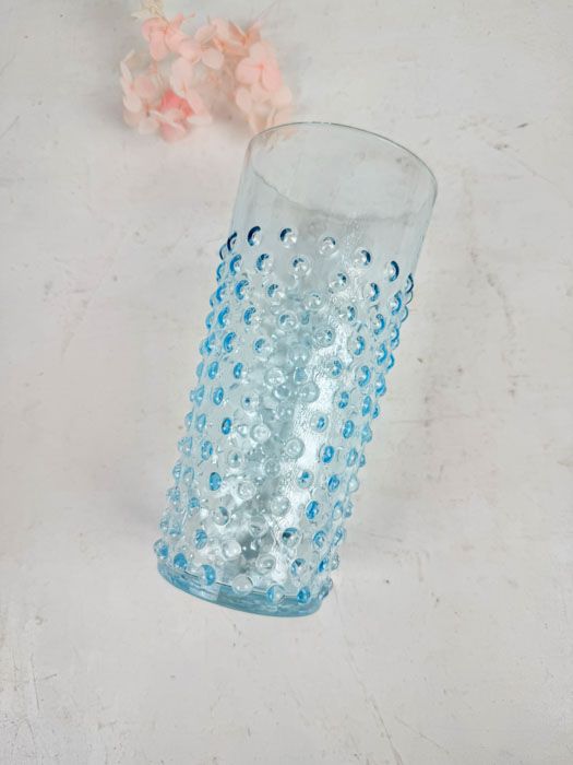 Pindsvine longdrink glas (400 ml) - Lys Azur - Billede 3