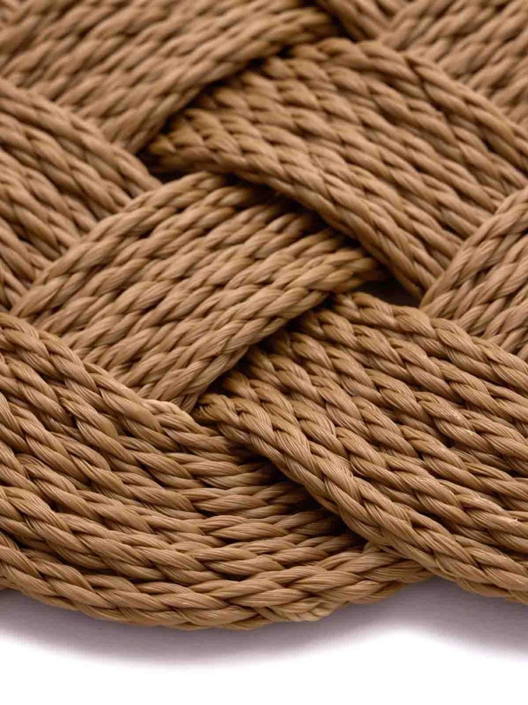 Udendørs Dørmåtte "Lovers knot" 45x75 - Beige (lysebrun) - Billede 3