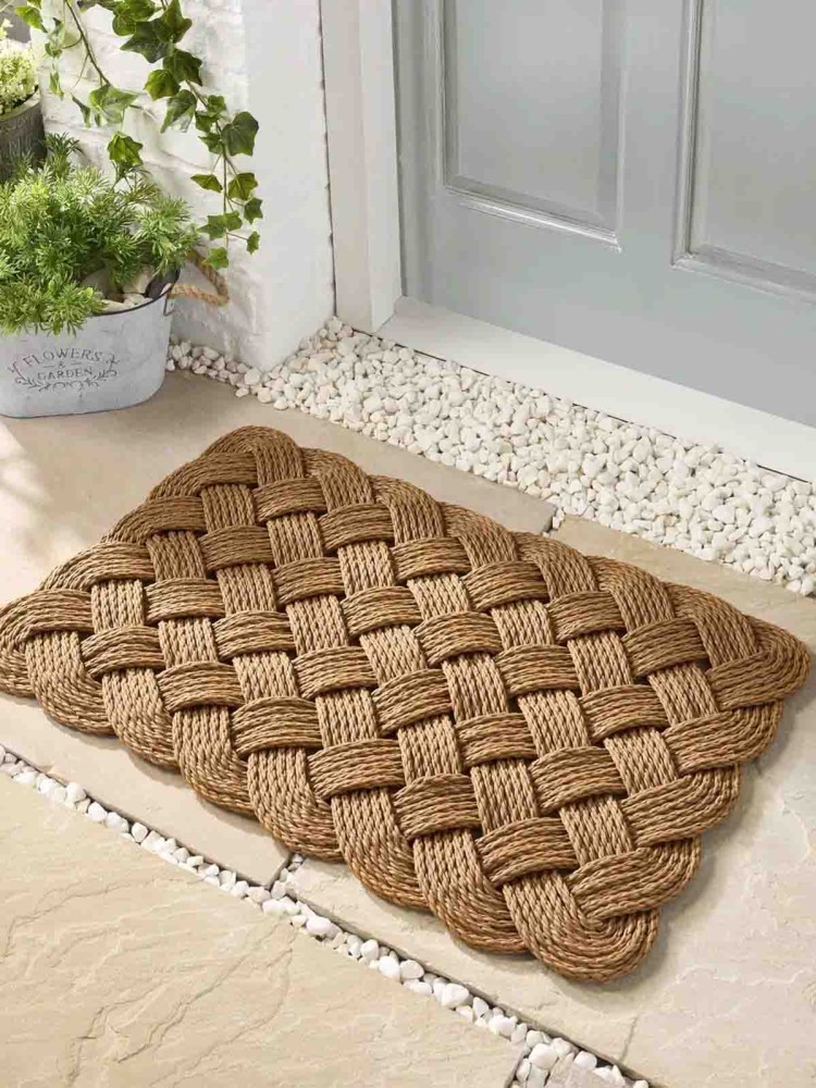 Udendørs Dørmåtte "Lovers knot" 45x75 - Beige (lysebrun) - Billede 2