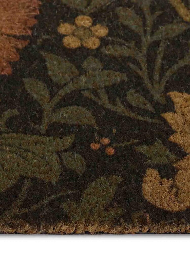 Dørmåtte 45x75 cm - "William Morris" crompton i blå - Billede 3