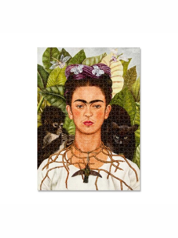 Puslespil 1000 brikker - Frida Kahlo "Selvportræt" - Billede 2