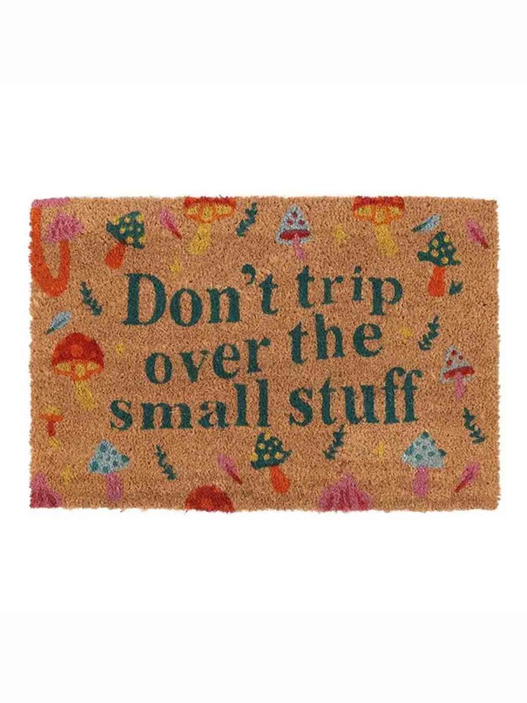 Dørmåtte 40 x 60 cm - "Don't trip over the small stuff"