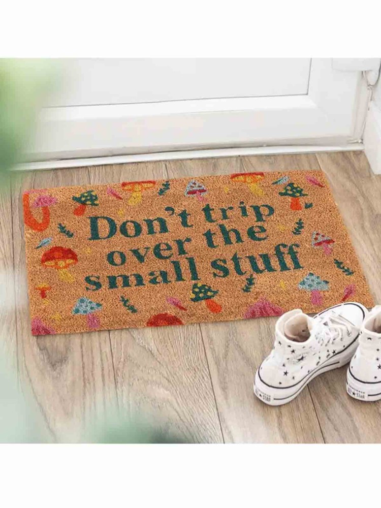 Dørmåtte 40 x 60 cm - "Don't trip over the small stuff" - Billede 2