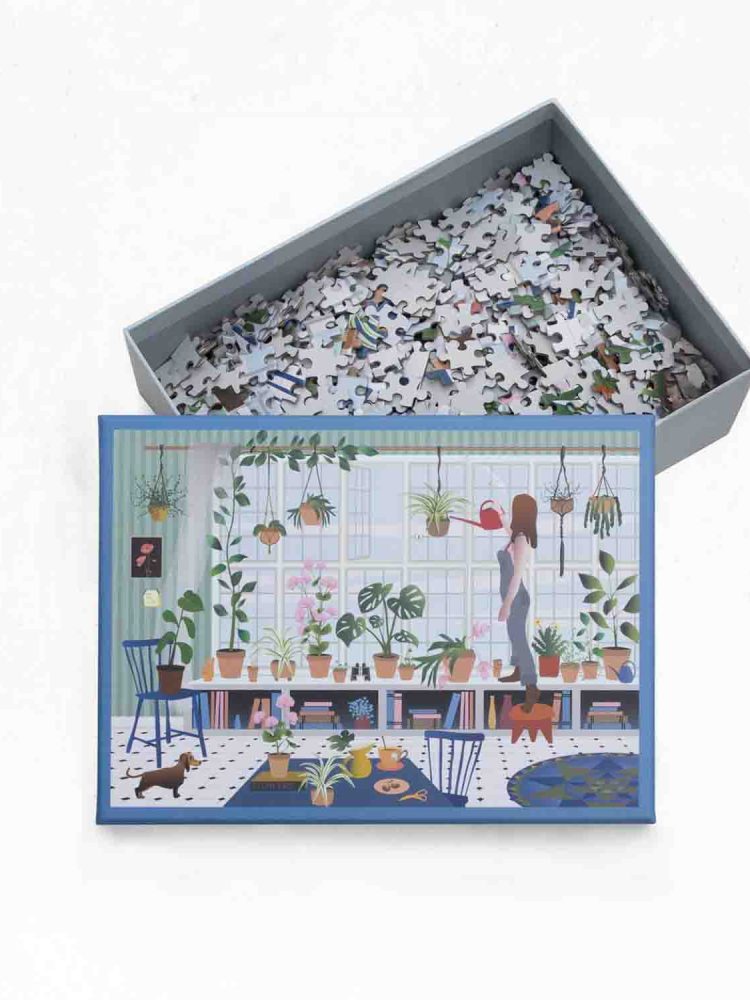 Puslespil 1000 brikker (rundt) - Plant lover - Billede 2