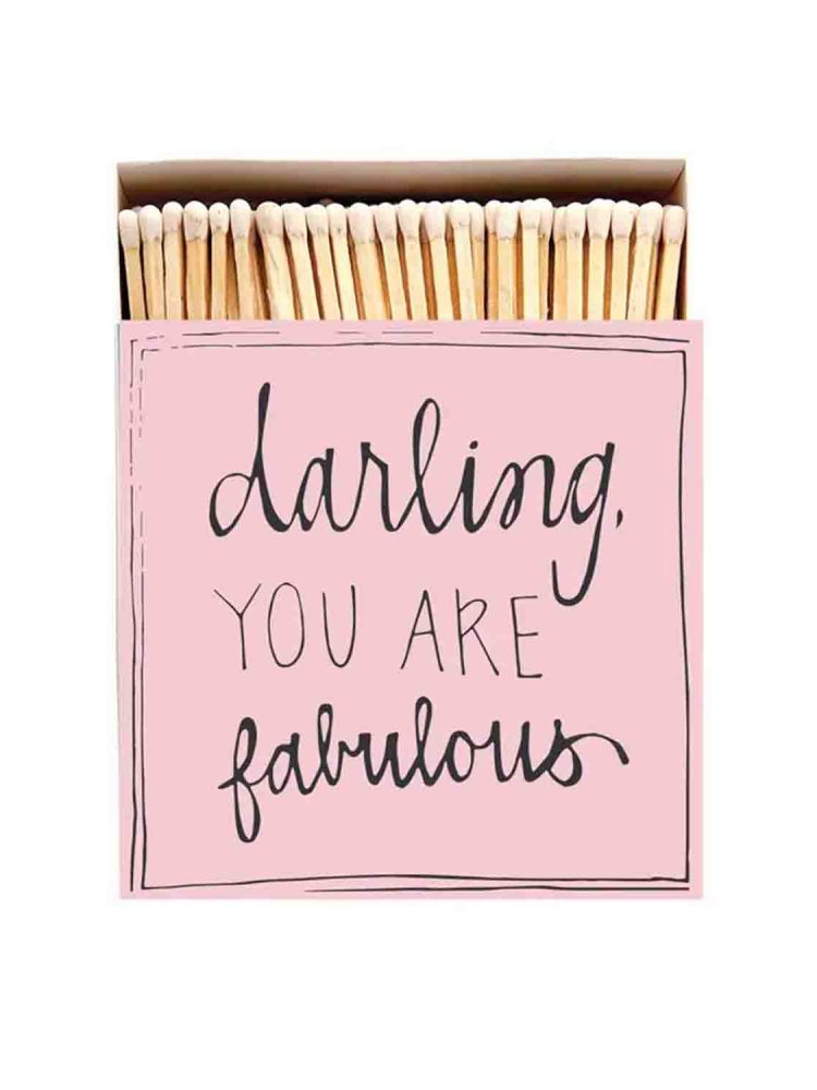 Archivist tændstikker - Darling you are fabulous