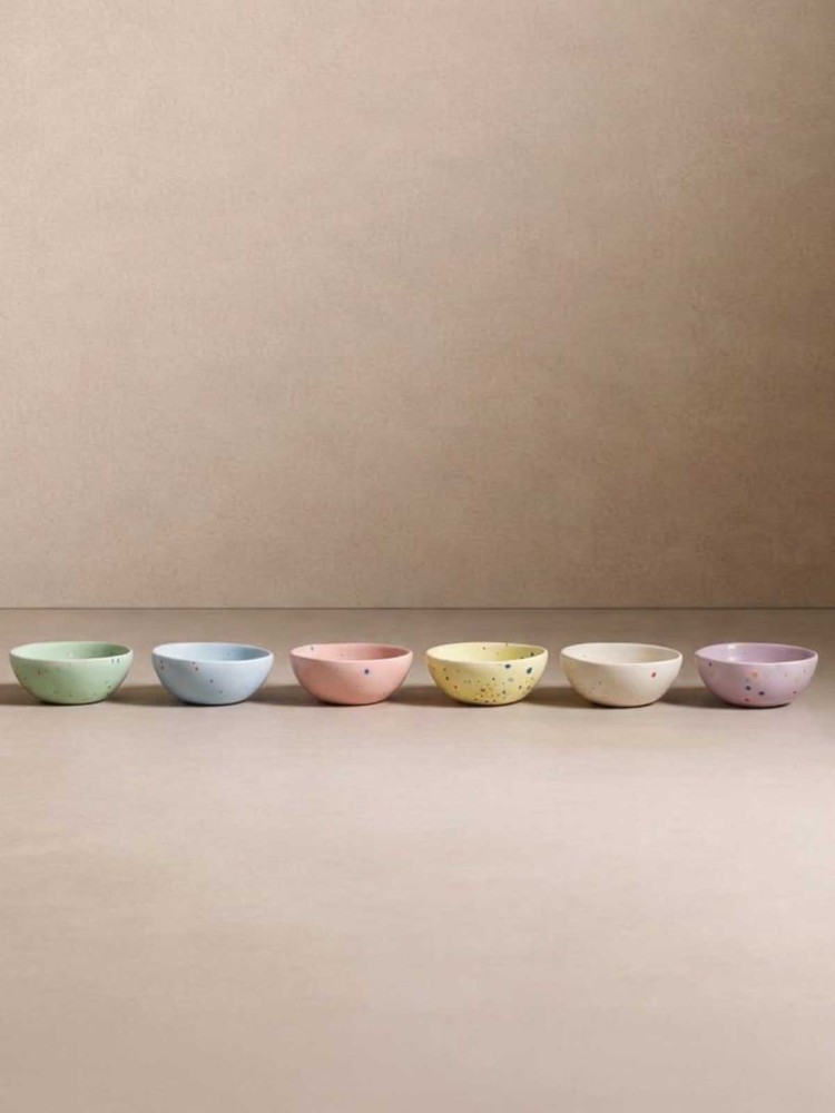 Soya skål (7 x 3 cm) "confetti" - flere farver - Billede 2