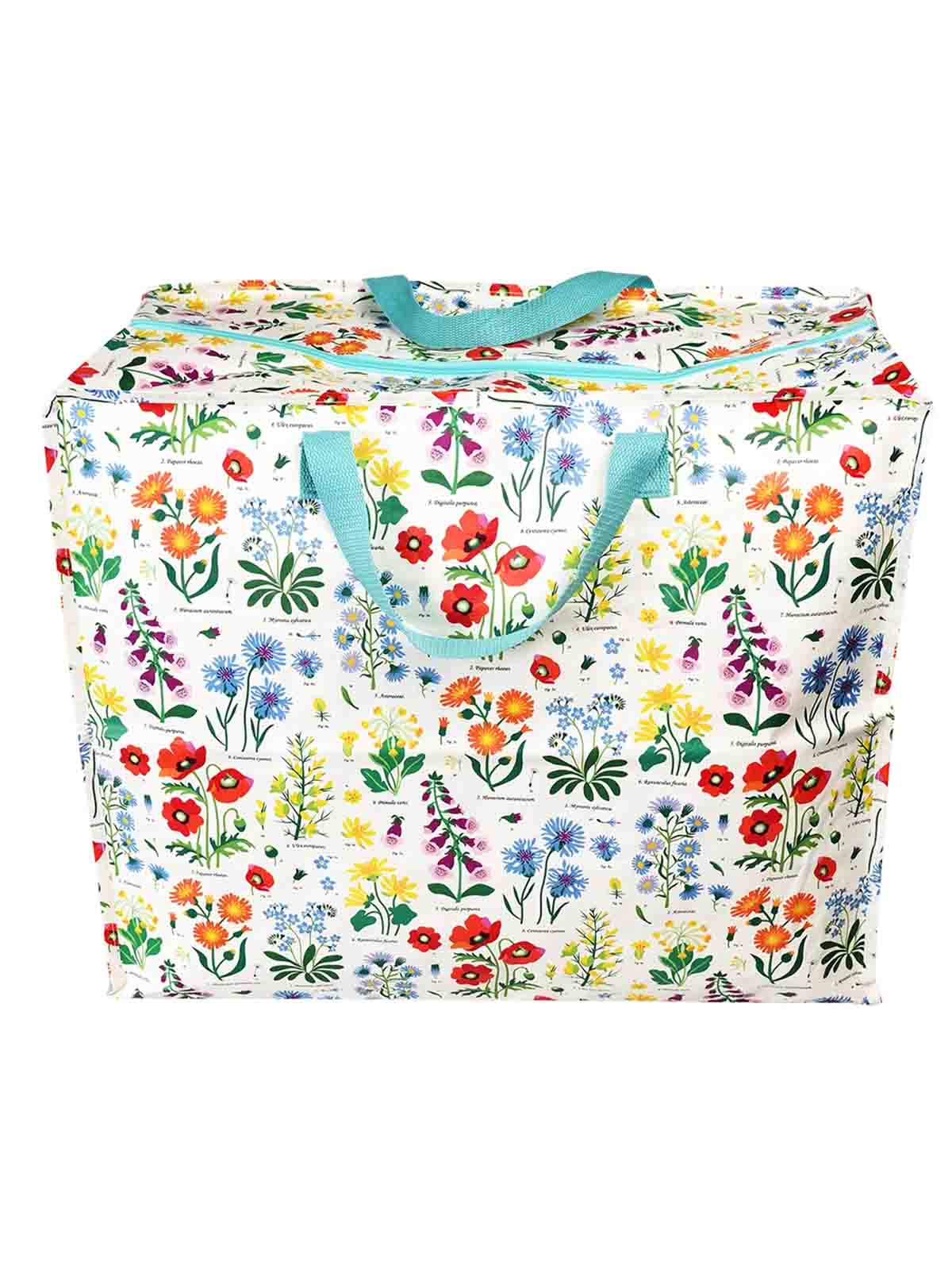 Jumbo opbevaringspose 78 liter - Wild flowers