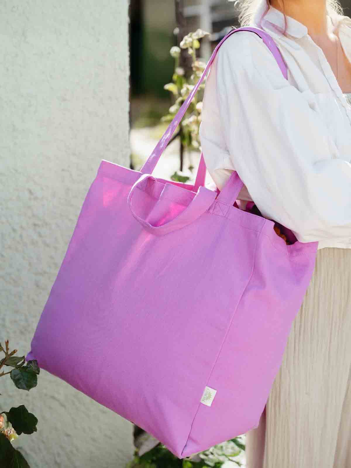 Alternative view of Canvas "Totebag" (40 x 37 cm) - Lilla