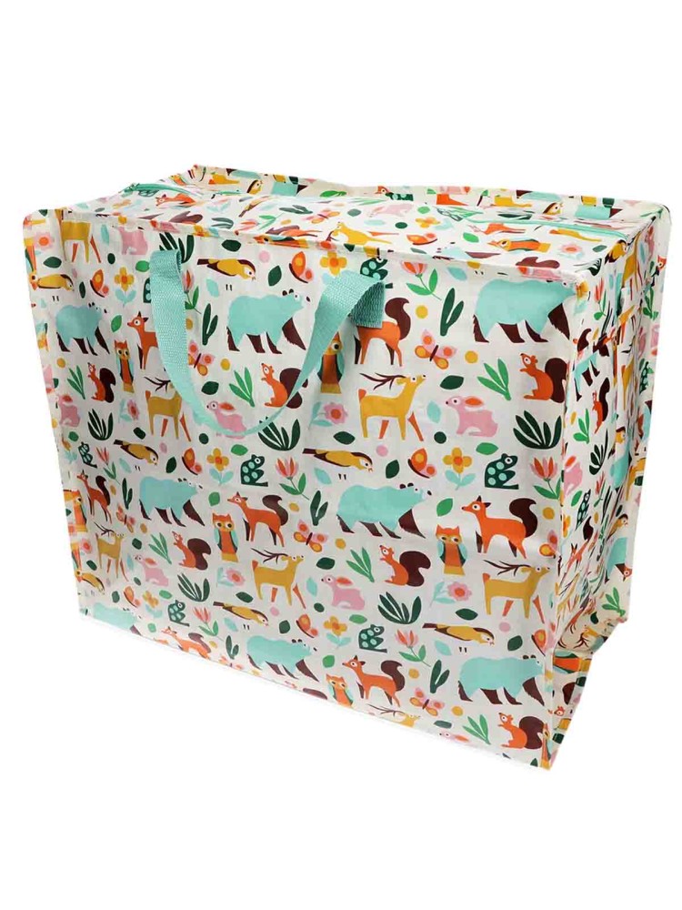 Jumbo opbevaringspose 78 liter - Woodland (Skovens dyr) - Billede 2