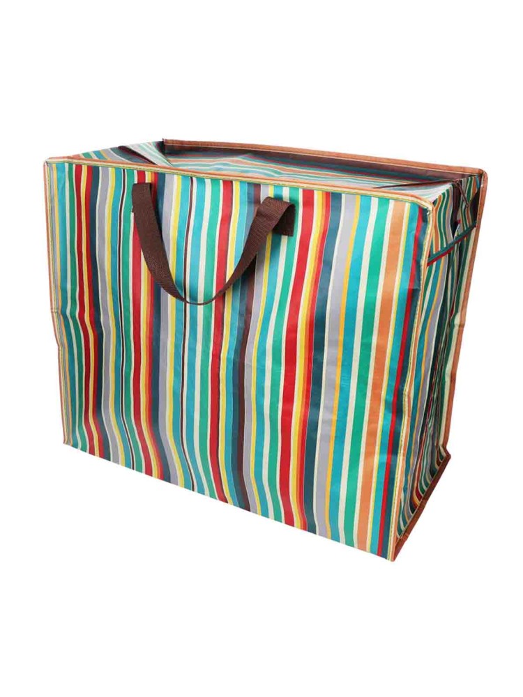 Jumbo opbevaringspose 78 liter - Retro stribet - Billede 2