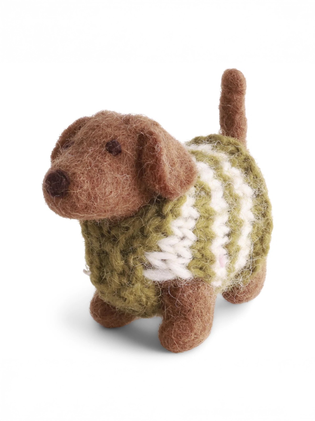 Gry & Sif - Gravhund med strikket sweater