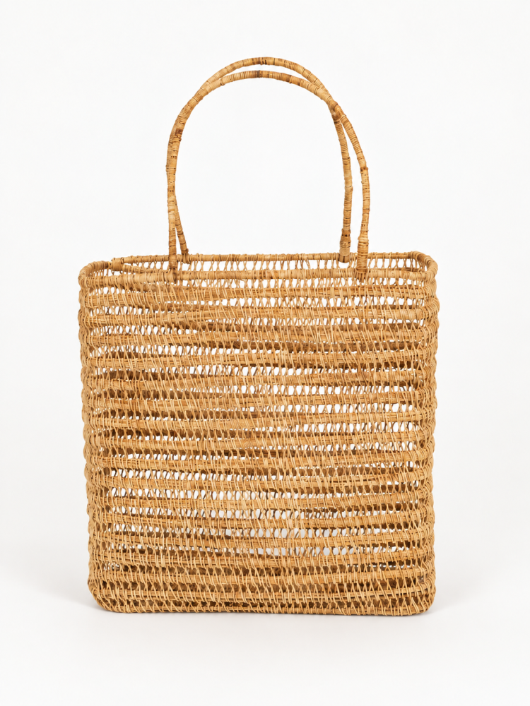 Lille kurvetaske "Straw" ( 19 x 20 cm) - Billede 3