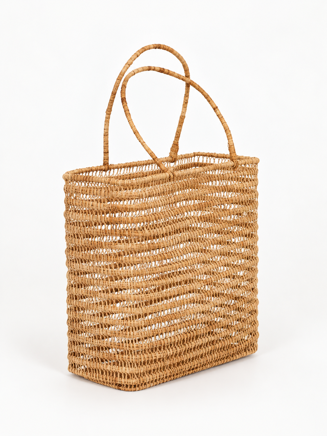 Lille kurvetaske "Straw" ( 19 x 20 cm)
