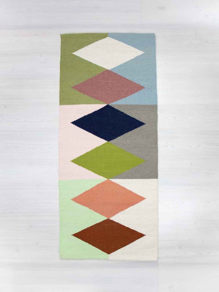 Håndvævet gulvtæppe "MEETA" - 70 x 165 cm - Billede 2