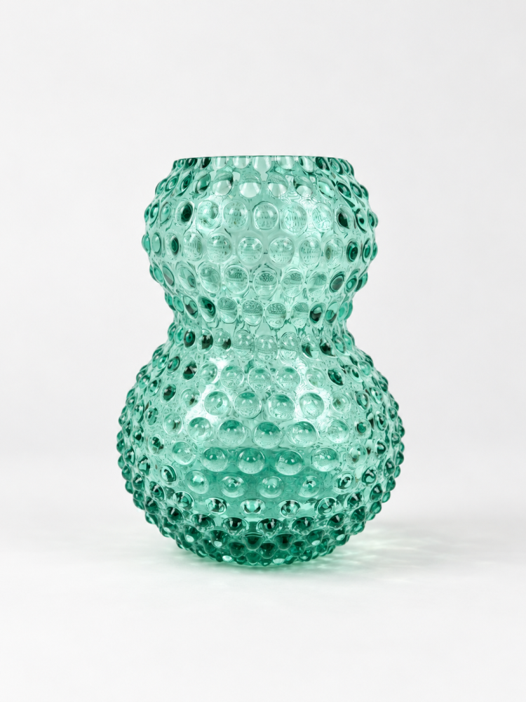 Stor Birdie vase (20 cm) i pindsvineglas - Beryl - Billede 2