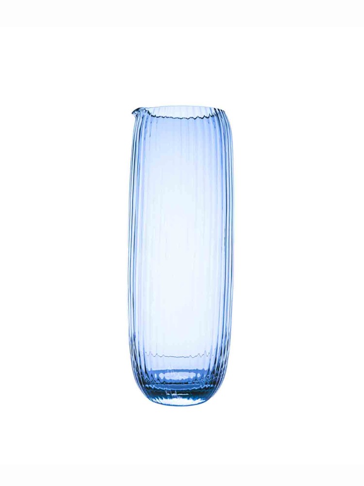 Karaffel "Daily" i bambus (700 ml) - Babyblå