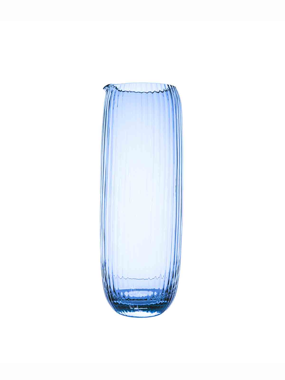 Karaffel "Daily" i bambus (700 ml) - Babyblå