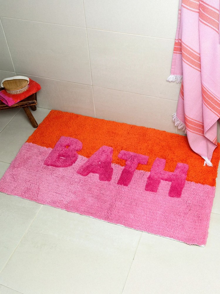 Bademåtte "Bath" - Pink og Orange - Billede 2