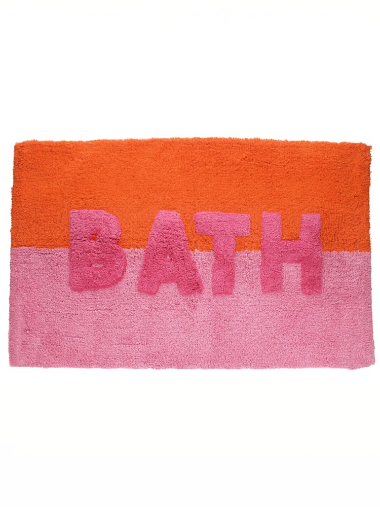 Bademåtte "Bath" - Pink og Orange
