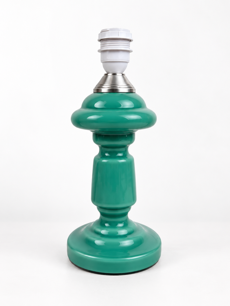 Bordlampe opalglas "Petro 1" (33 cm) - Turkis grøn