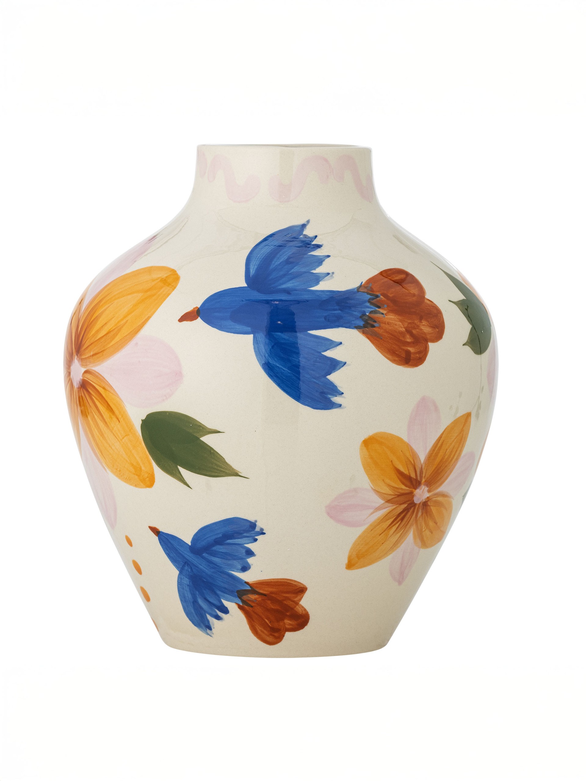 Vase "Maricala" med fuglemotiv