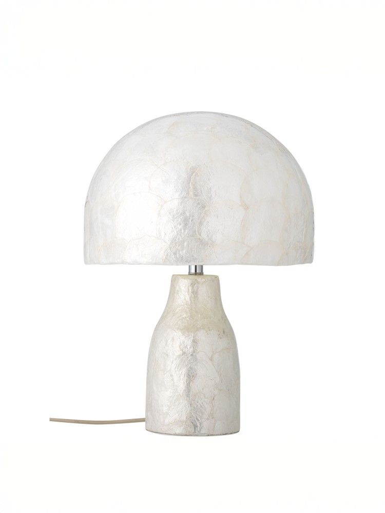 Bordlampe "Adria" i capiz-skal - Hvid - Billede 6