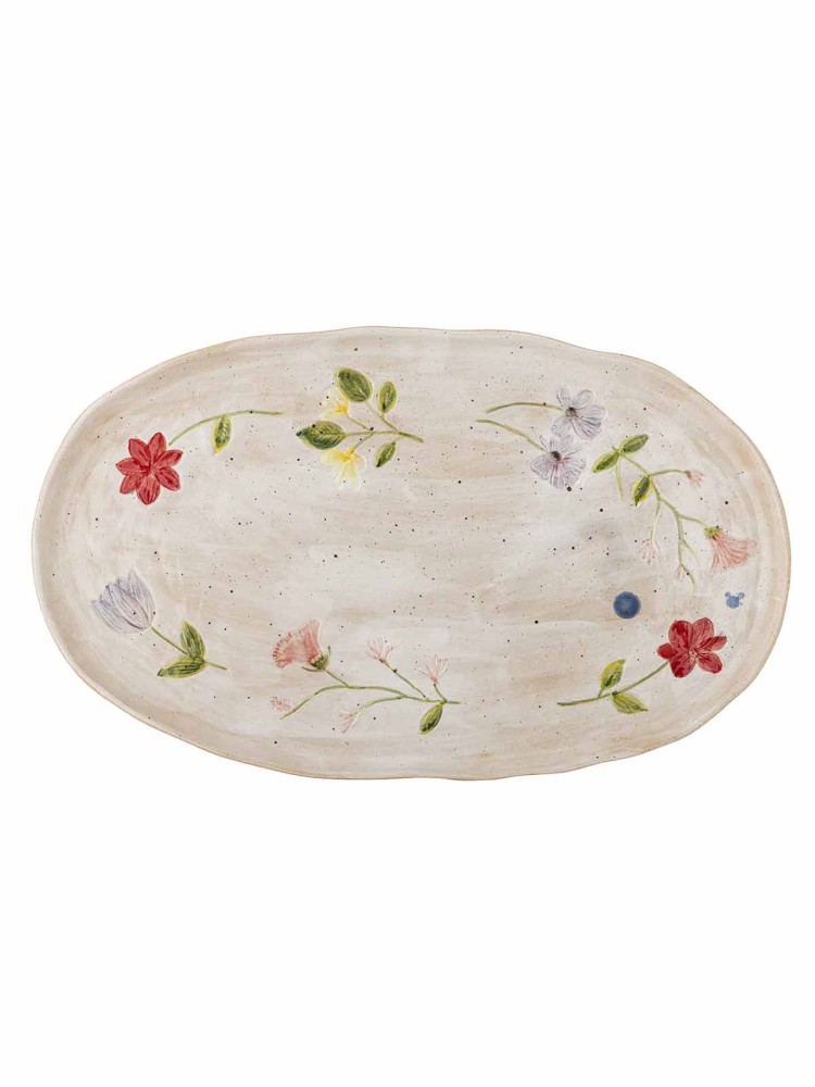 Serveringsfad "Camilla" med blomstermotiv - Billede 3