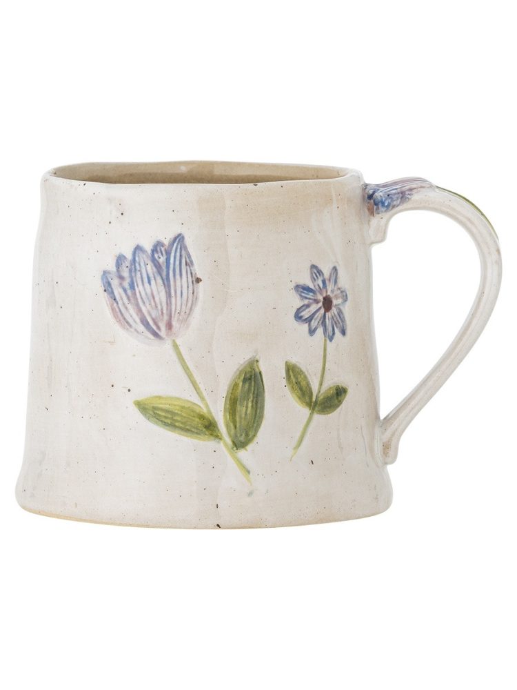 Kop "Camilla" med blåt blomstermotiv