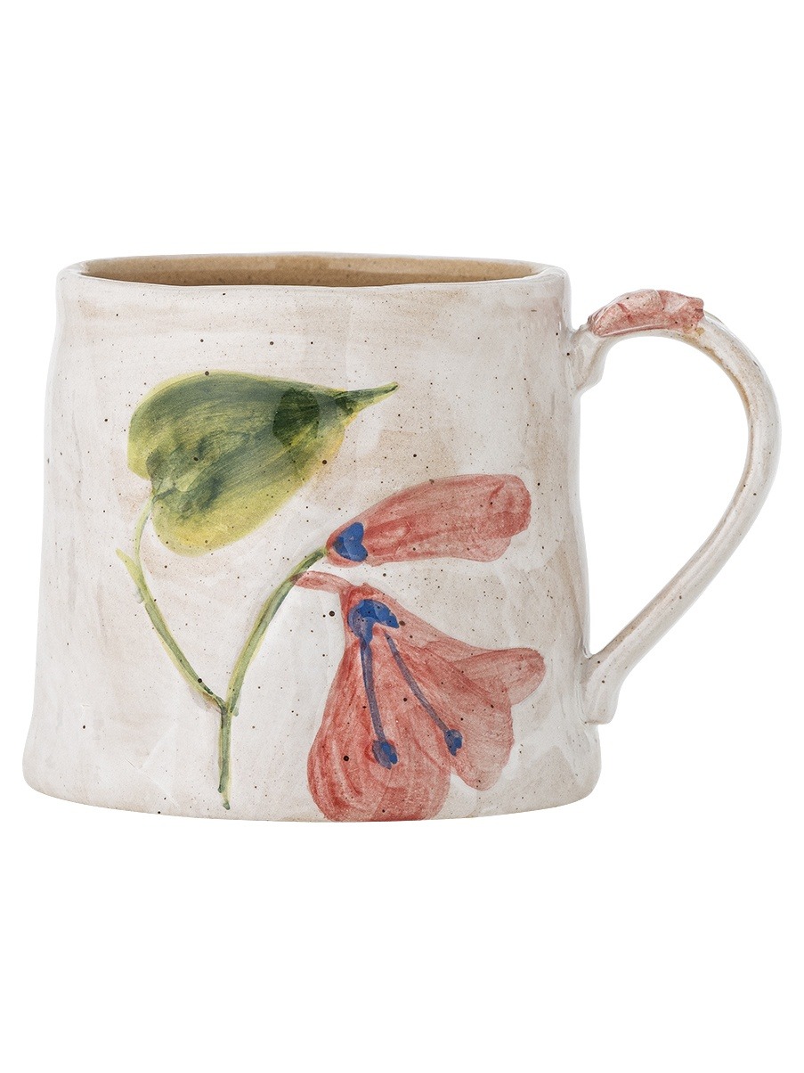 Kop "Camilla" med rødt blomstermotiv