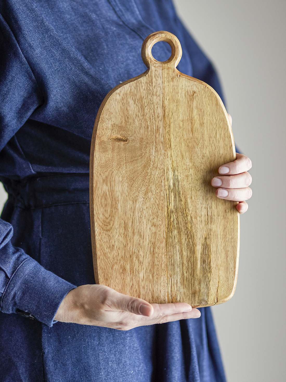 Skærebræt "Nonnie" (35 x 19 cm) - Natur