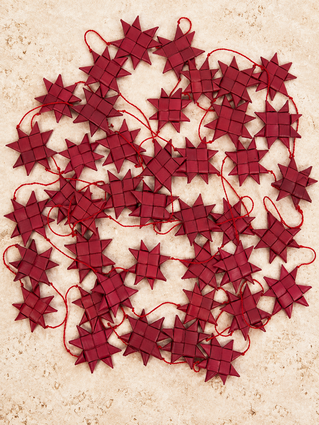Alternative view of Guirlande "Stars on a string" XL (450 cm) - Rød