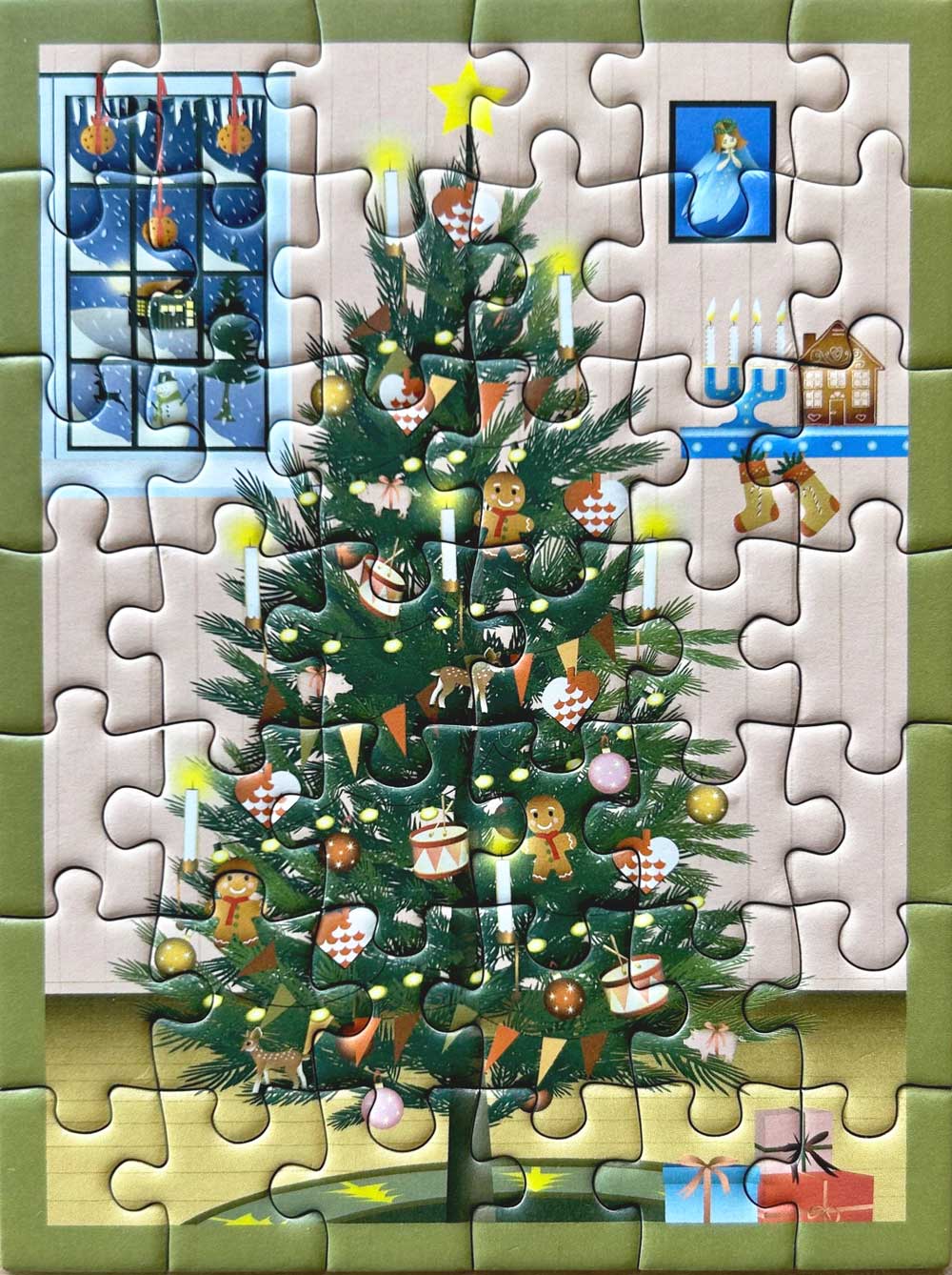 Alternative view of Mini puslespil - Christmas tree