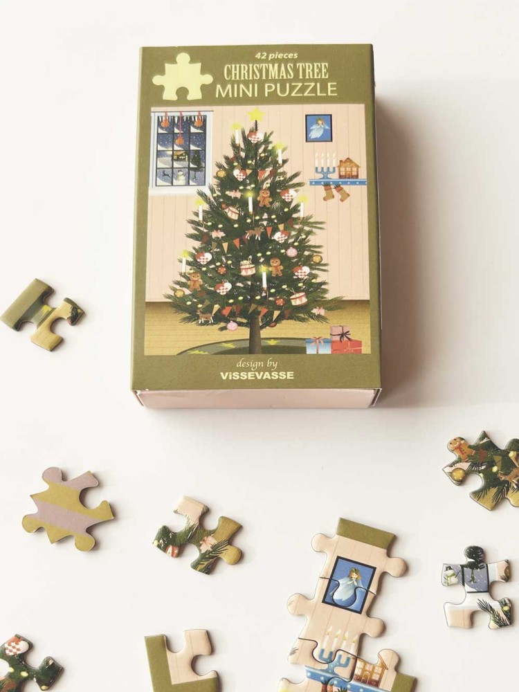 Mini puslespil - Christmas tree - Billede 3