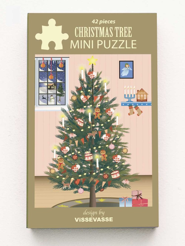 Mini puslespil - Christmas tree