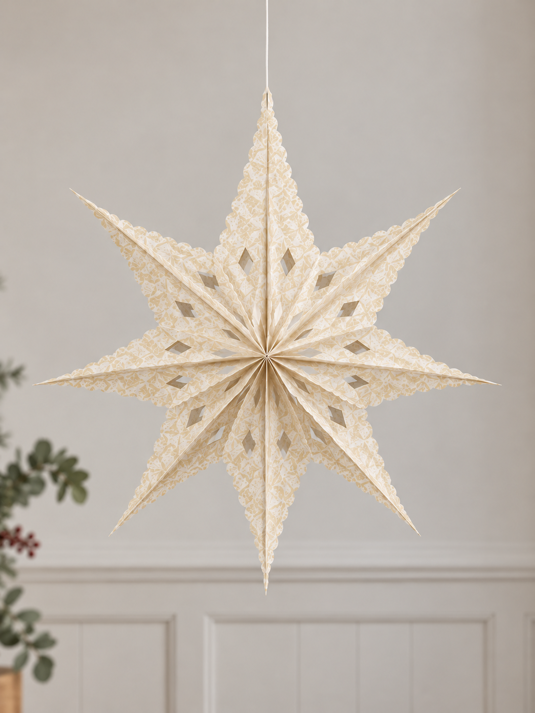 Stjerne i papir - "Sirius Bunch" - Offwhite