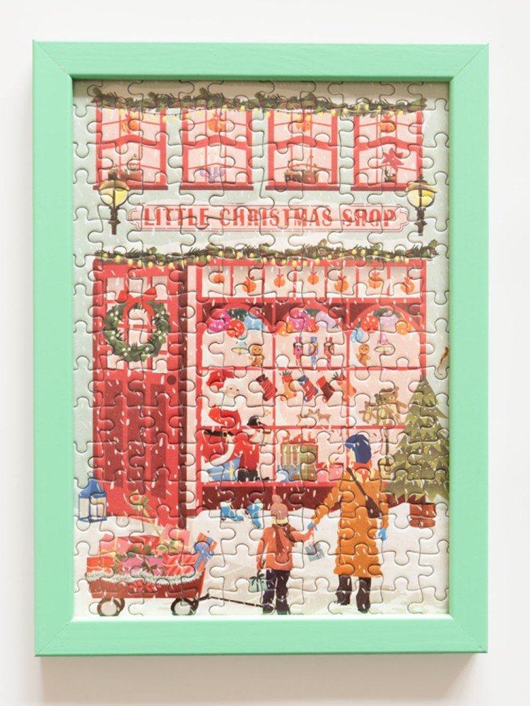 Puslespil (150 brikker) - Little christmas shop - Billede 3