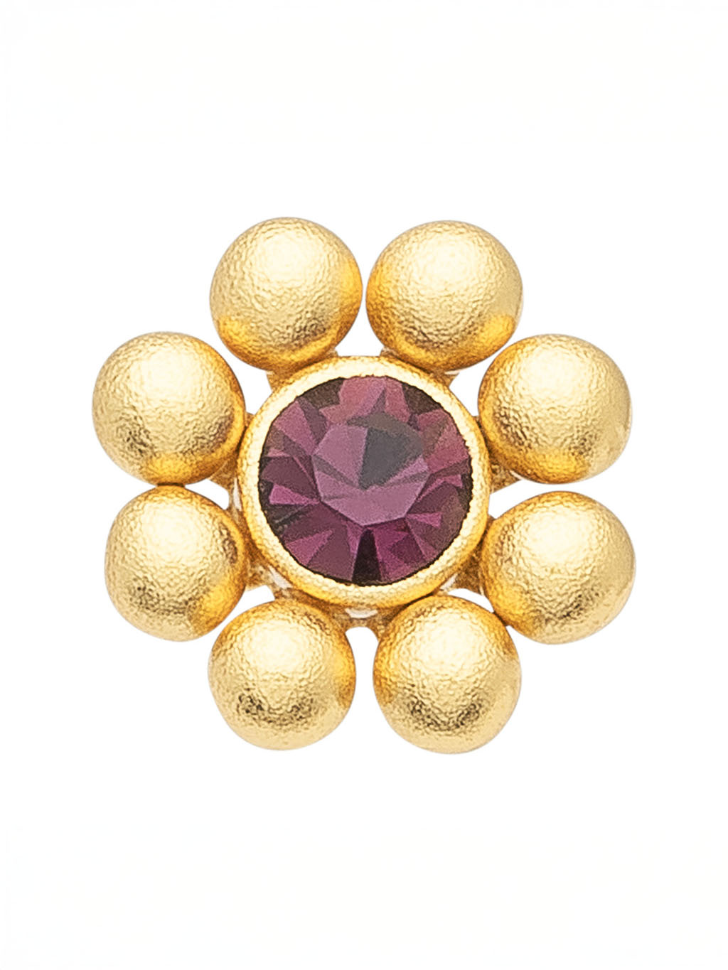 Alternative view of Ørestik - Bouquet "Crystal  Flower" amethyst
