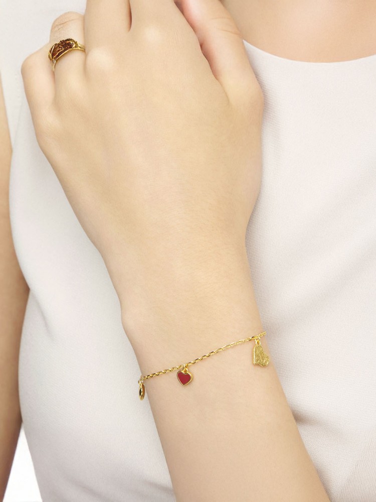Armbånd "Endless love" - Passion red - Billede 2