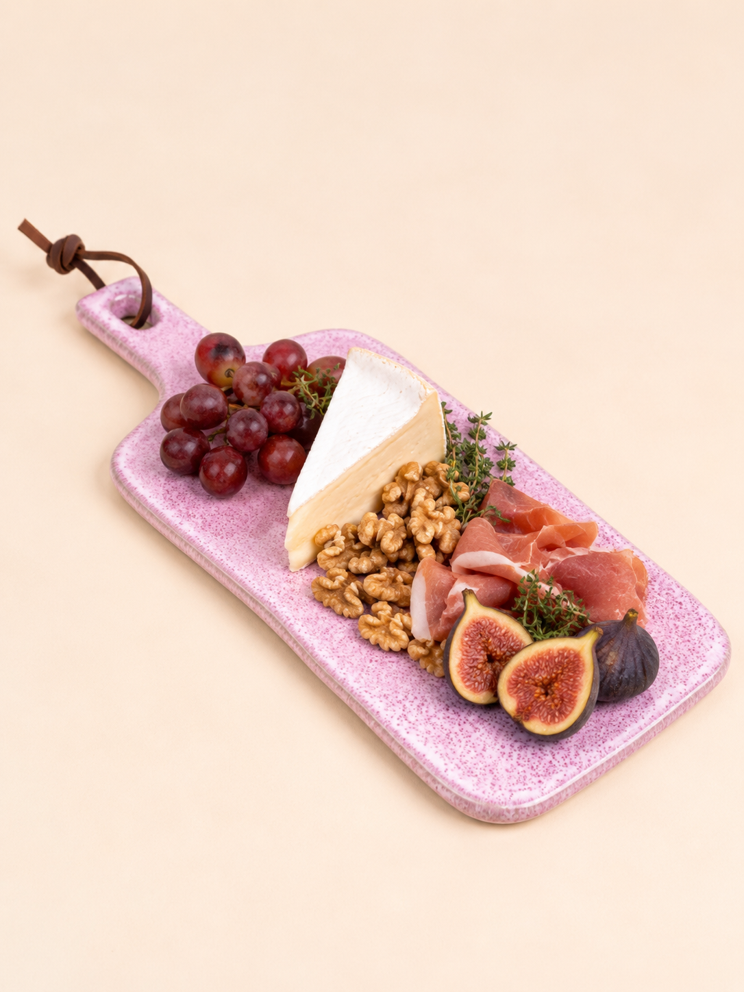Serveringsfad i keramik (43 x 18) - Lilla