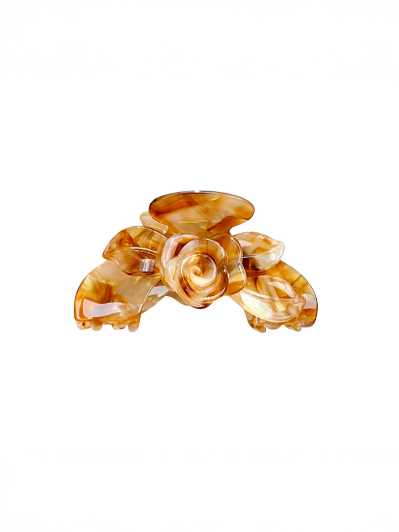 Hårklemme "Rosina" - Marmor nougat