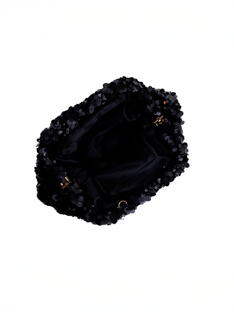 Clutch "Thea" - Paillet sort - Billede 2