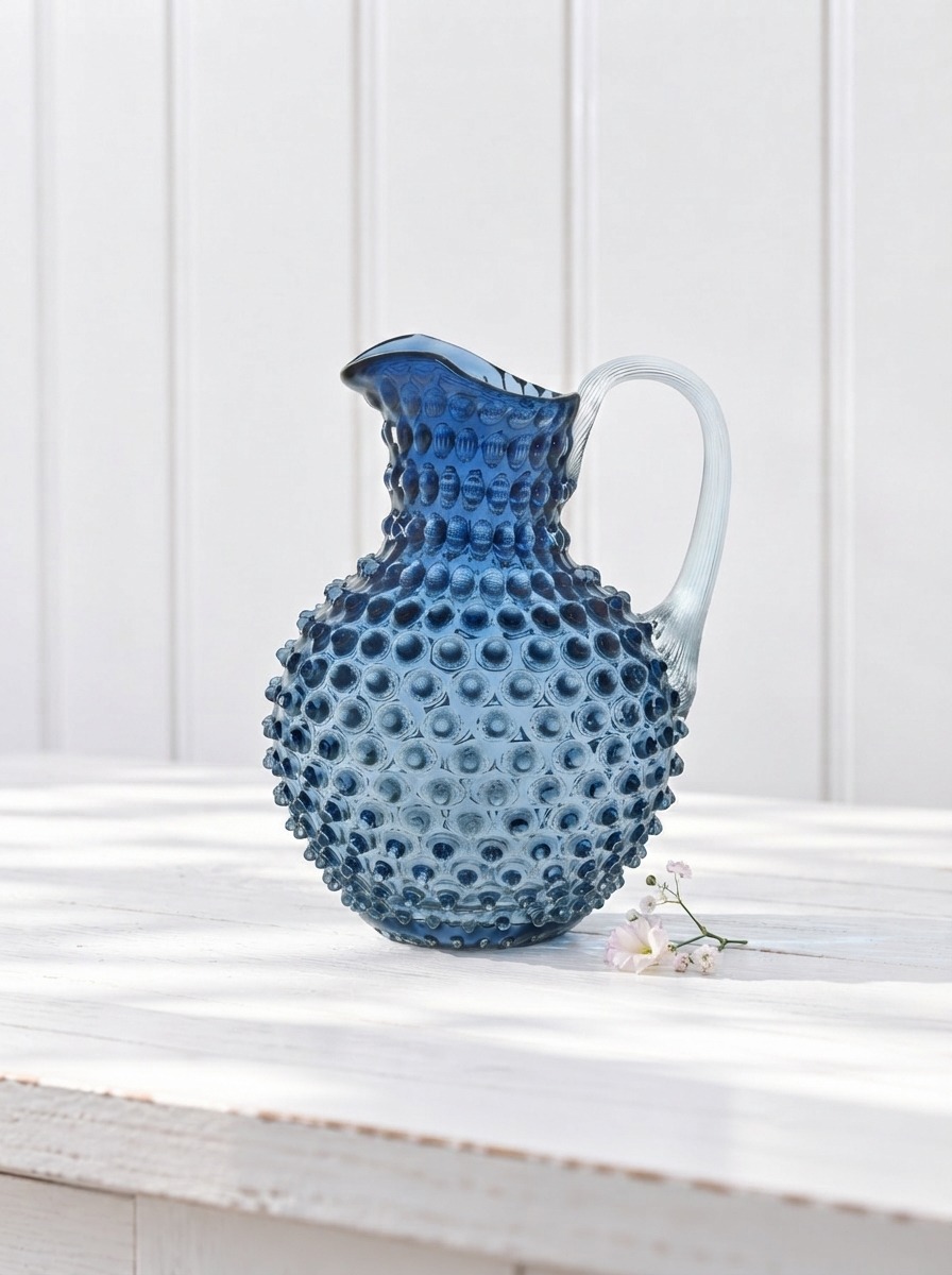 Kande i pindsvineglas 2 liter - blue smoke