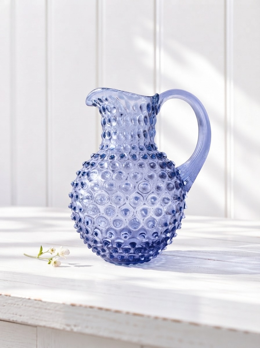 Kande i pindsvineglas 2 liter - lavender