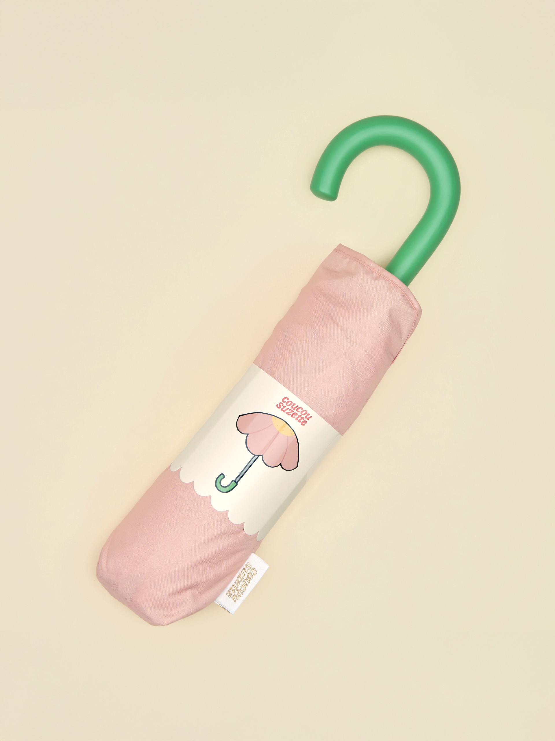 Paraply - "Sakura" lyserød blomst - Billede 4