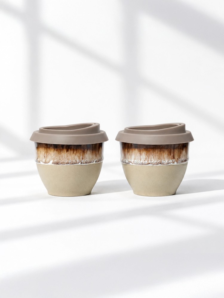 "To go" kop med låg (180 ml) - Rome - Billede 5