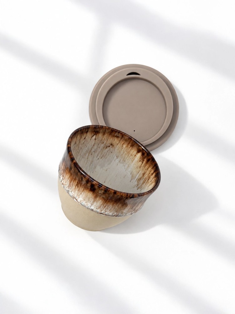 "To go" kop med låg (180 ml) - Rome - Billede 3
