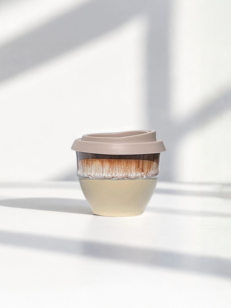 "To go" kop med låg (180 ml) - Rome - Billede 2