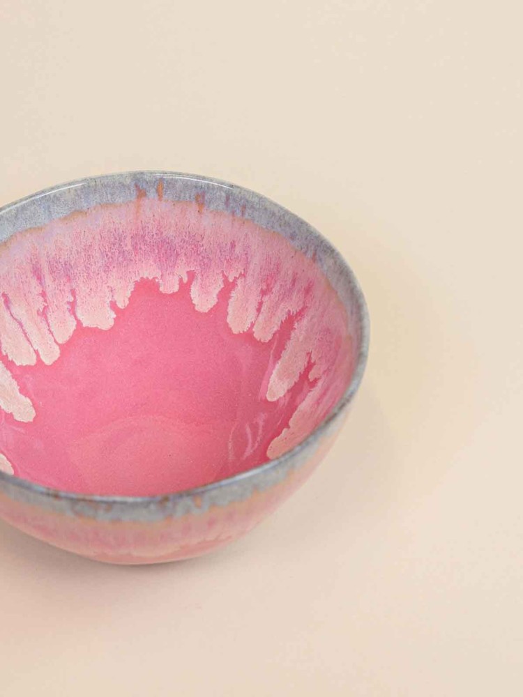 Morgenmads skål 15x15 cm - Pink - Billede 3