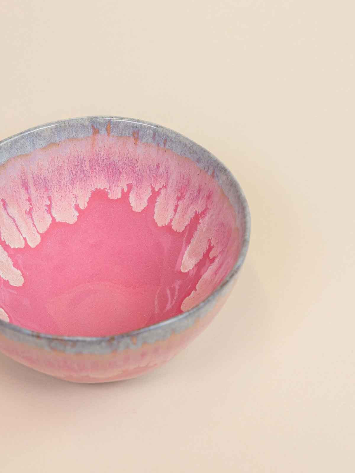 Morgenmads skål 15x15 cm - Pink - Billede 3