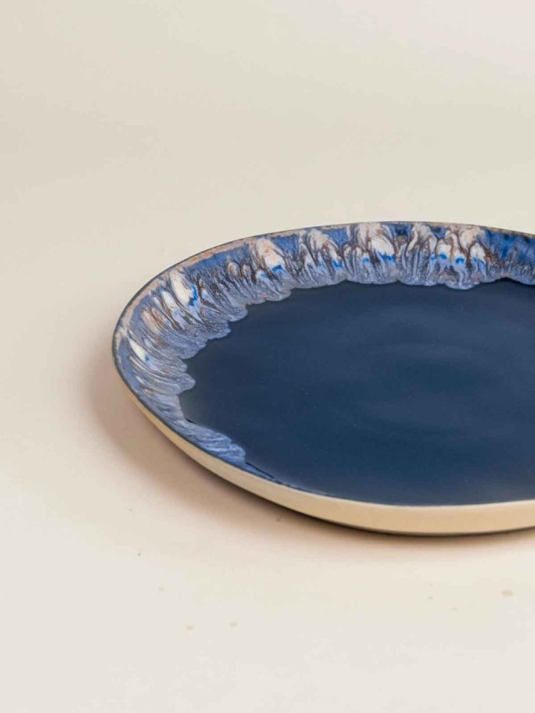 Tallerken (22 cm) - Petrolium - Billede 3